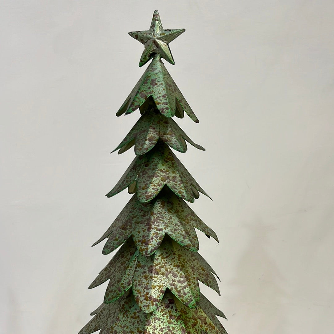 Green Gold spot Christmas tree