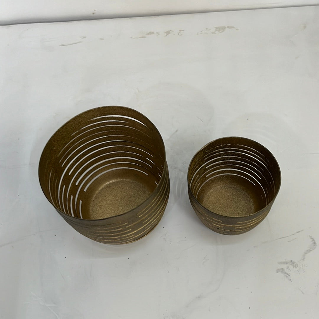 Spring pots set of 2