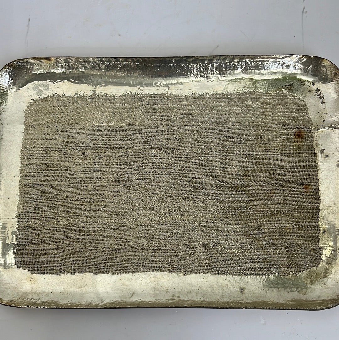 Antique silver tray