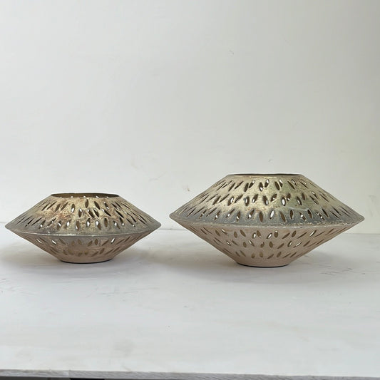 Chakra Shape pots set of 2