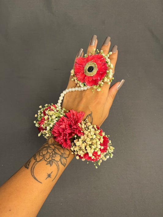 Ruby Red Floral set for You and Him