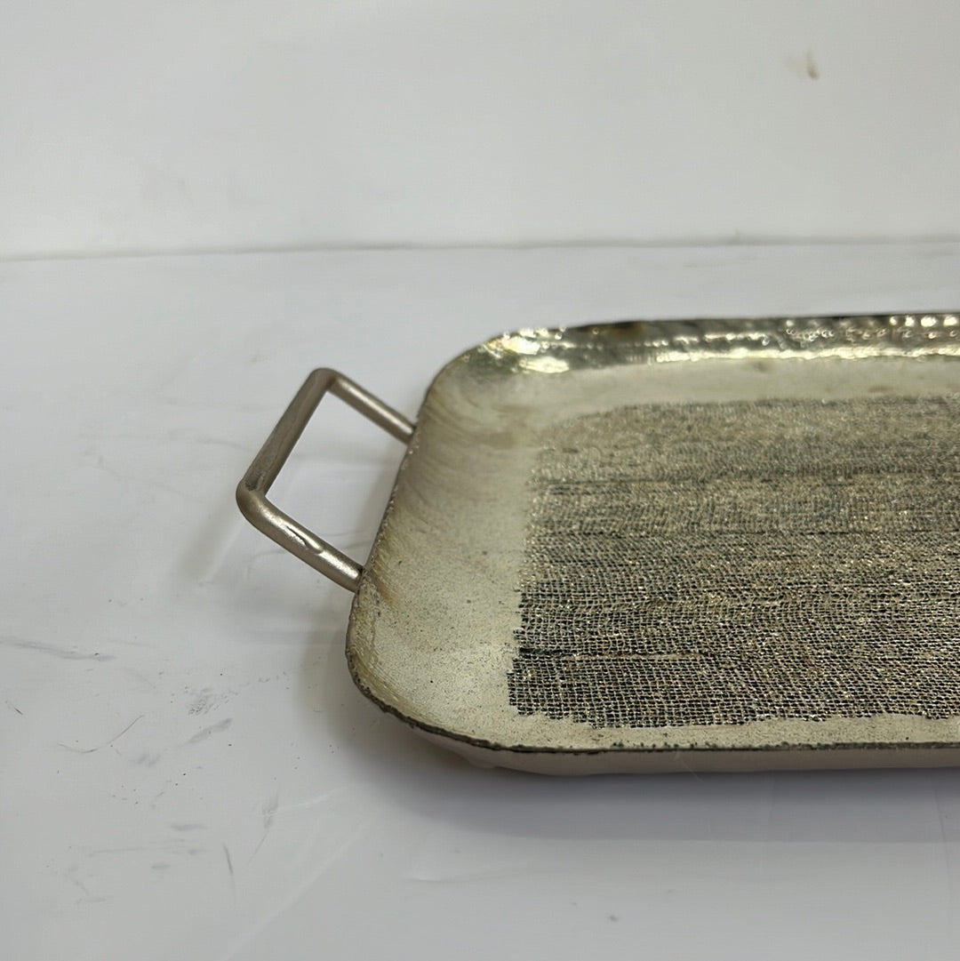 Antique silver tray