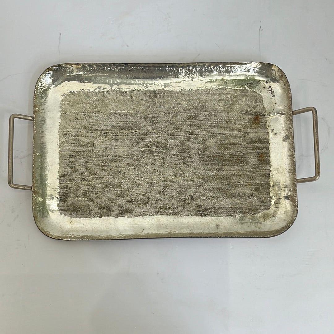 Antique silver tray