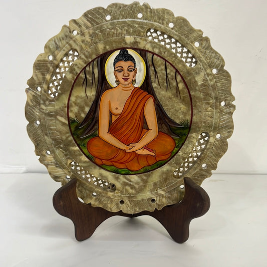 Budha Stone Plate