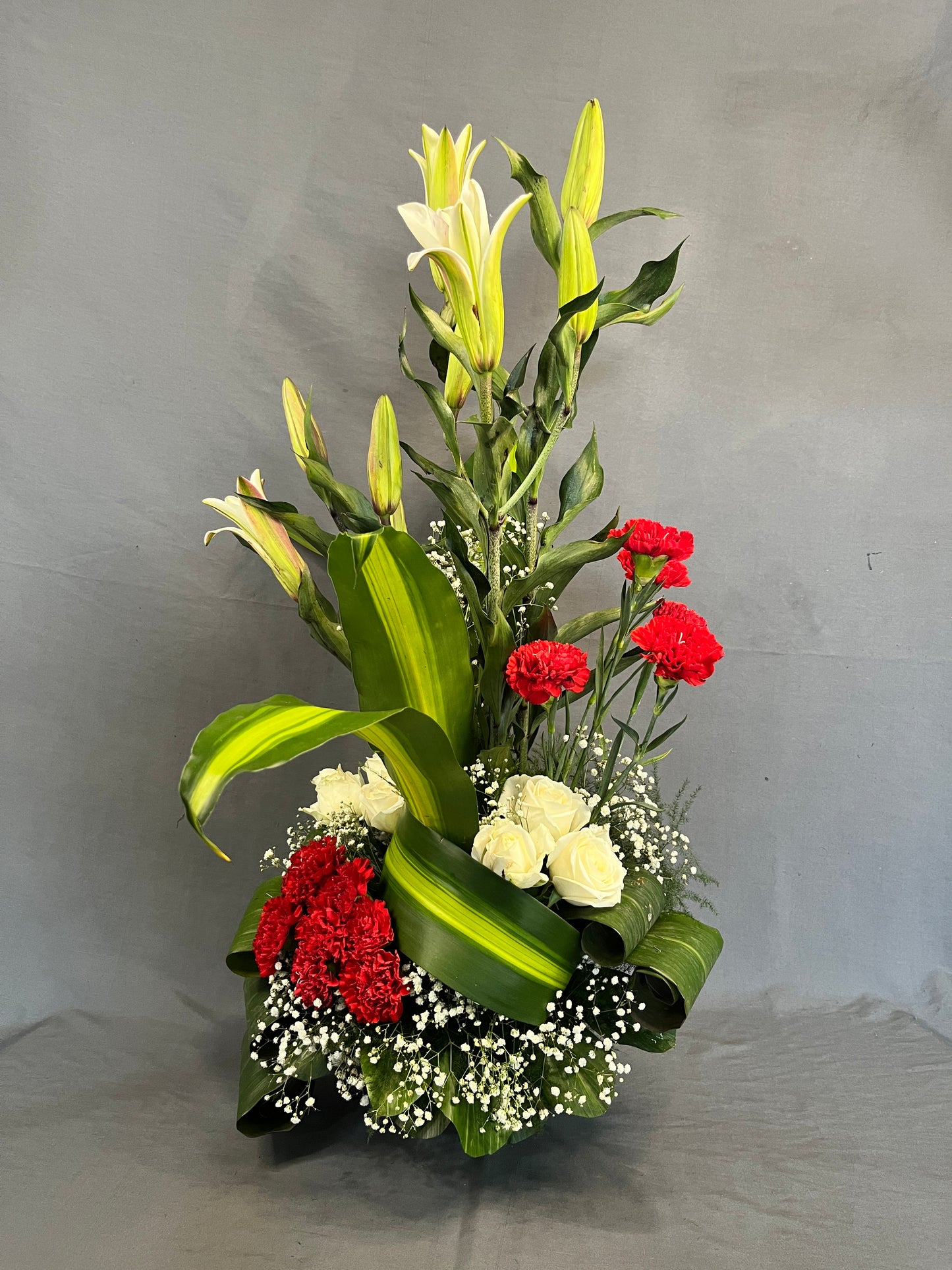 Majestic Melody- Flower Vase arrangement