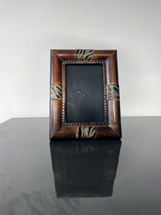 Wooden Horn Photoframe