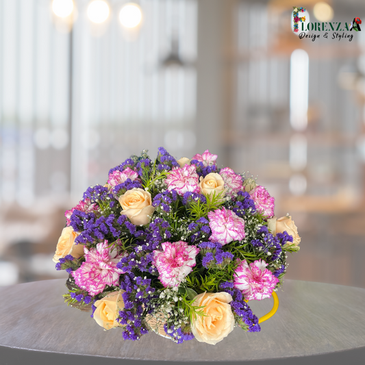 Peach & Purple Harmony