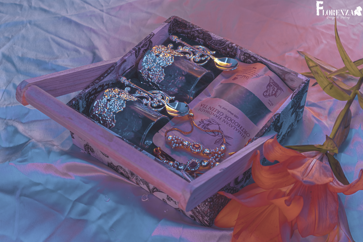 Silver Cup Rakhi Hamper Florenzaa